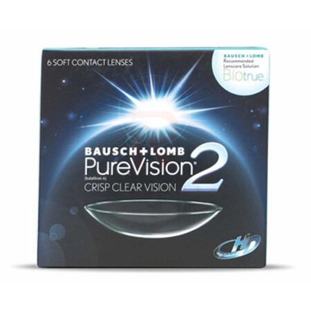 Bausch & Lomb Pure Vision 2 Contact Lens (Pack of 6 Lens)
