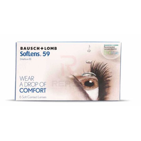 Bausch & Lomb Soflens 59 Monthly Contact Lens (Clear, Pack of 6)